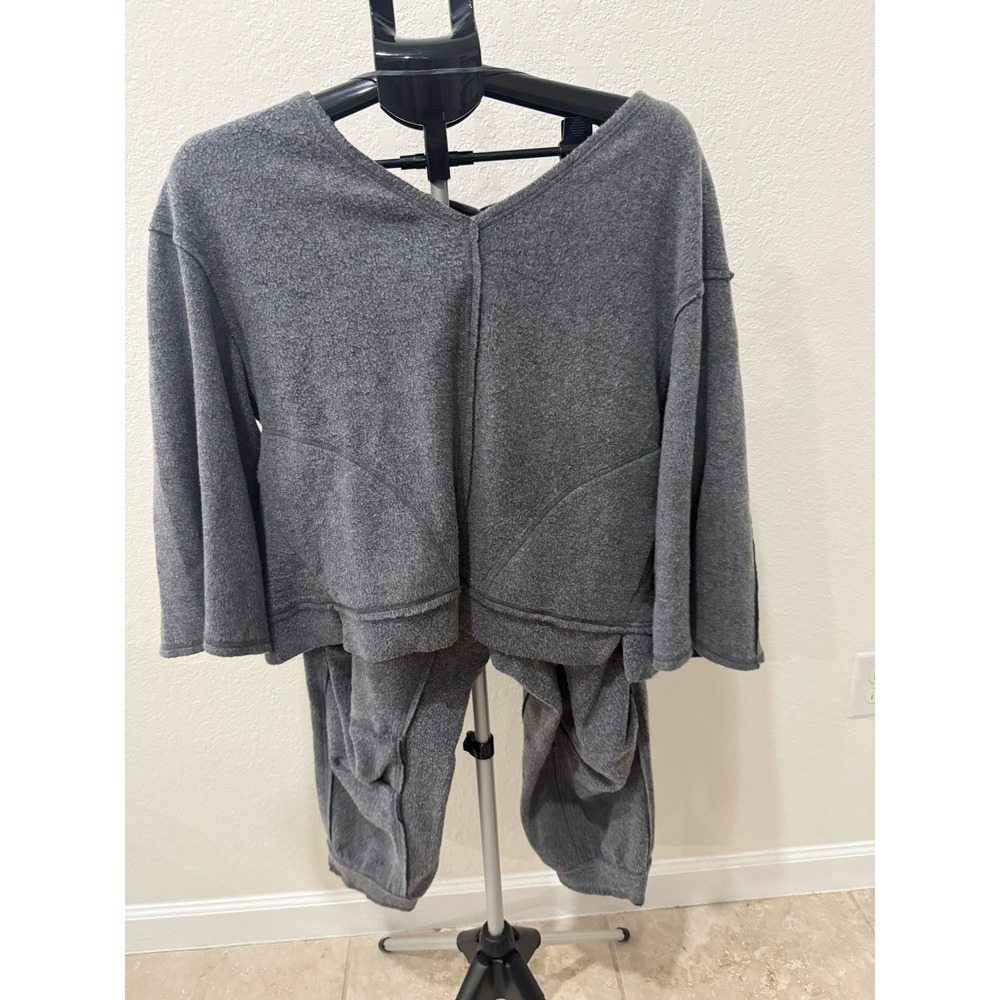 Free People Intimately Day Off Pullover & Pant Set XS Cozy Lounge Soft Knit